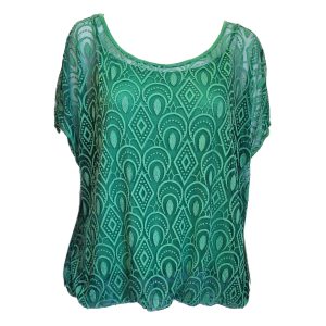 green top with attached vest top