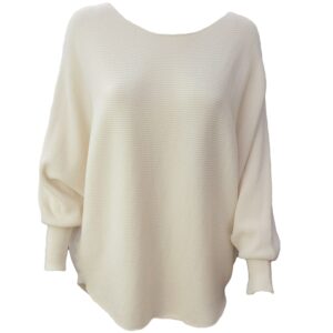Cream Batwing Jumper