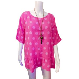 Pink Spotty Top