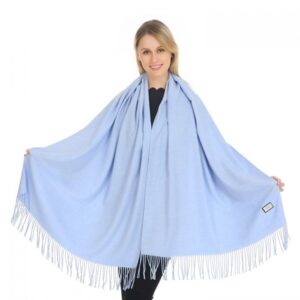 Pale Blue Pashmina