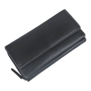 Black Leather Purse
