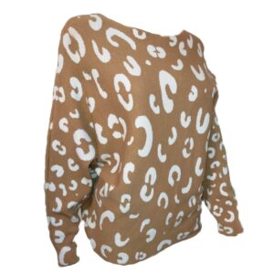 Brown Patterned Jumper