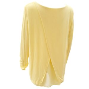 Lemon Split Back Top
