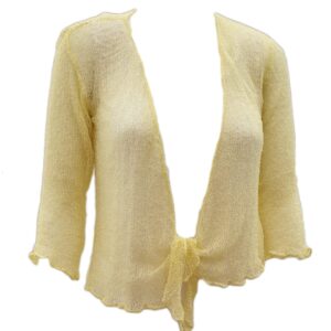 Lemon Fine Knit Cardigan