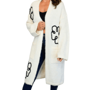 Long Cream Cardigan