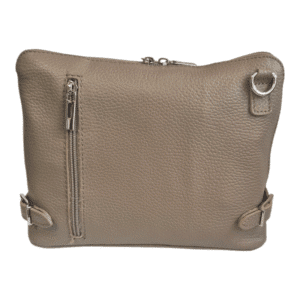 Light Brown Leather Messenger Bag