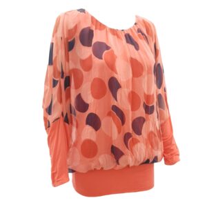 Orange Spotty Top