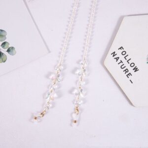 Clear Crystals Butterfly Glasses Chain