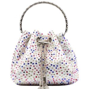Rhinestone Bucket Bag