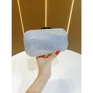 Gold Diamante Clutch Bag