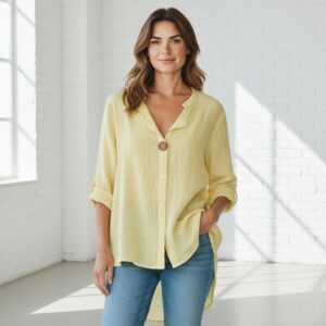 Lemon Button Top