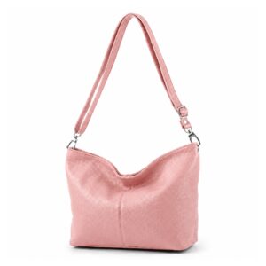 Soft Pale Pink Leather Bag