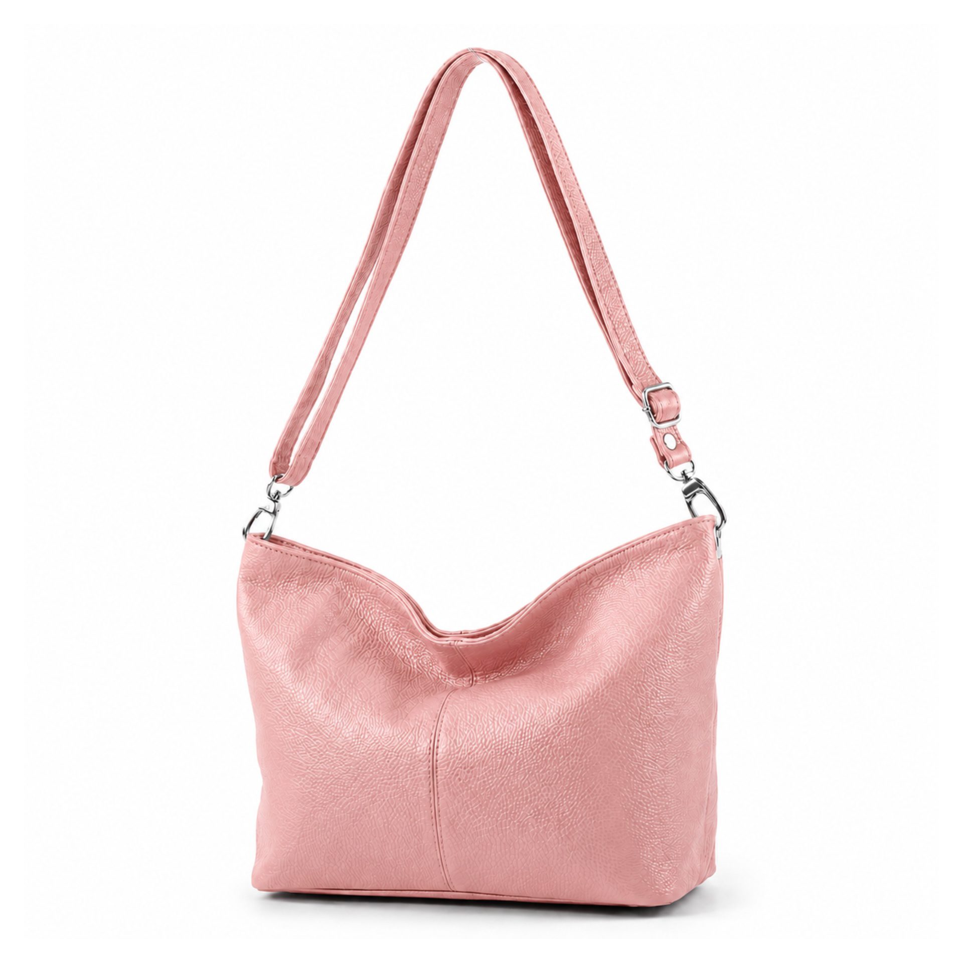 Soft Pale Pink Leather Bag