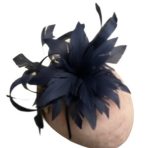 Navy Blue Fascinator