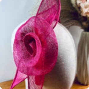 Fucshia Pink Fascinator
